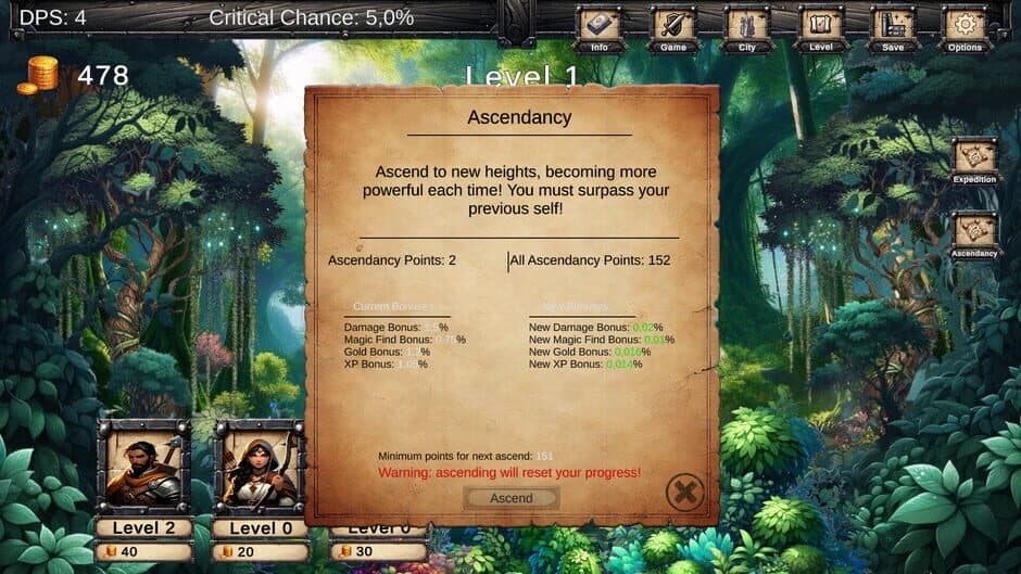 Скриншот 4 из Fantasy Clicker