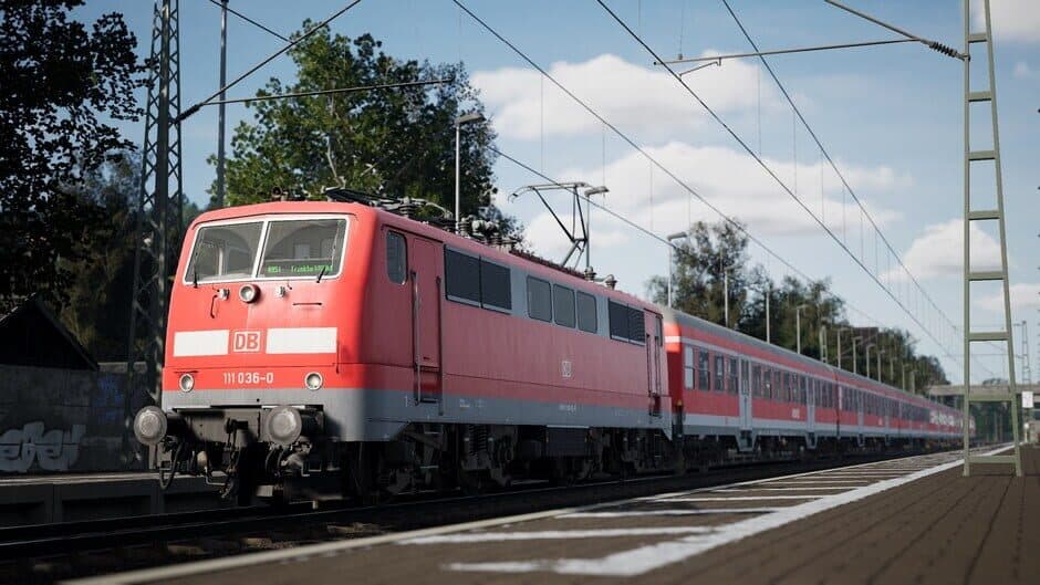 Скриншот 4 из Train Sim World 5: DB BR 111 & n-Wagen Pack
