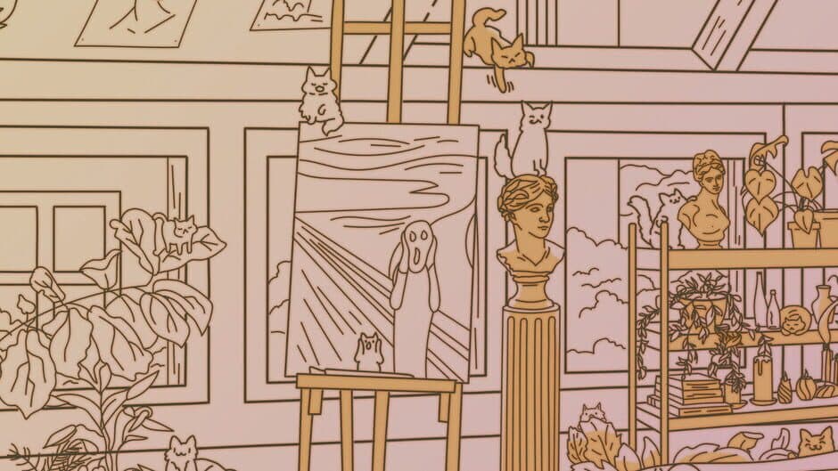 Скриншот 6 из Cats Visiting Cozy Art Studios