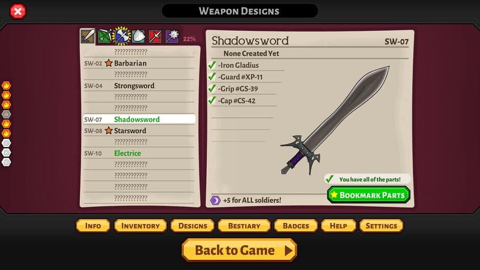 Скриншот 12 из Jacksmith: Weapons and Warriors