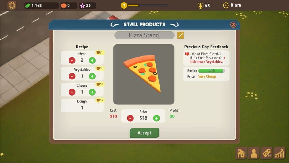 Скриншот 1 из Food Park Manager