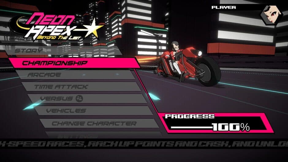 Скриншот 8 из Neon Apex: Beyond the Limit