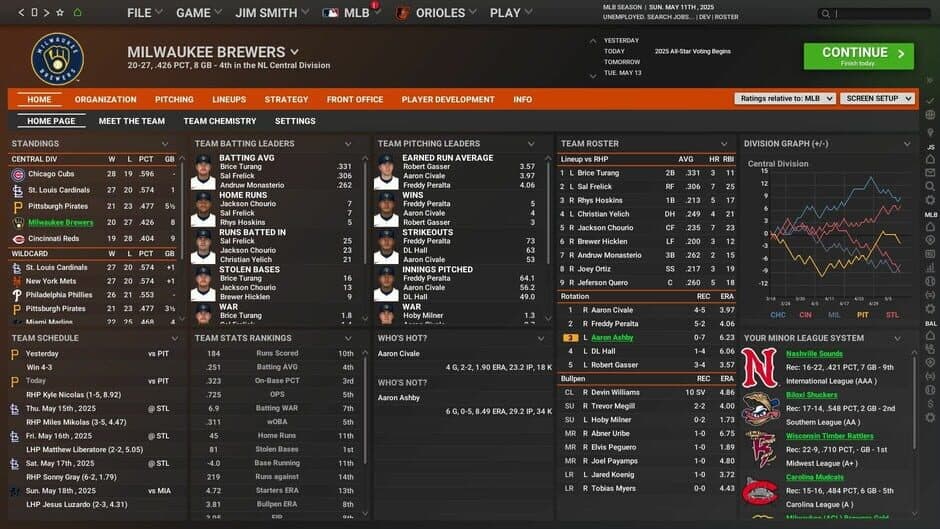 Скриншот 12 из Out of the Park Baseball 26