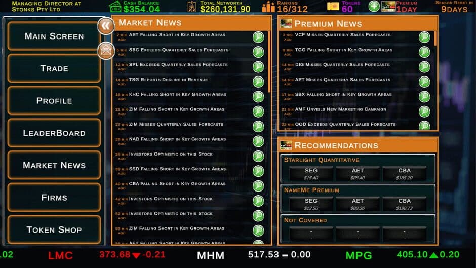 Скриншот 4 из Stock Market Tycoon: Challenge