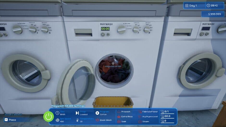 Скриншот 3 из Laundromat Manager Simulator