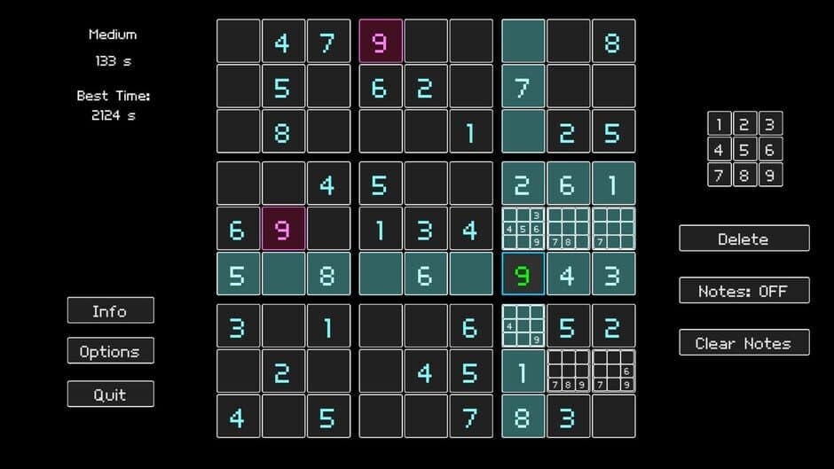 Скриншот 1 из Simple Sudoku