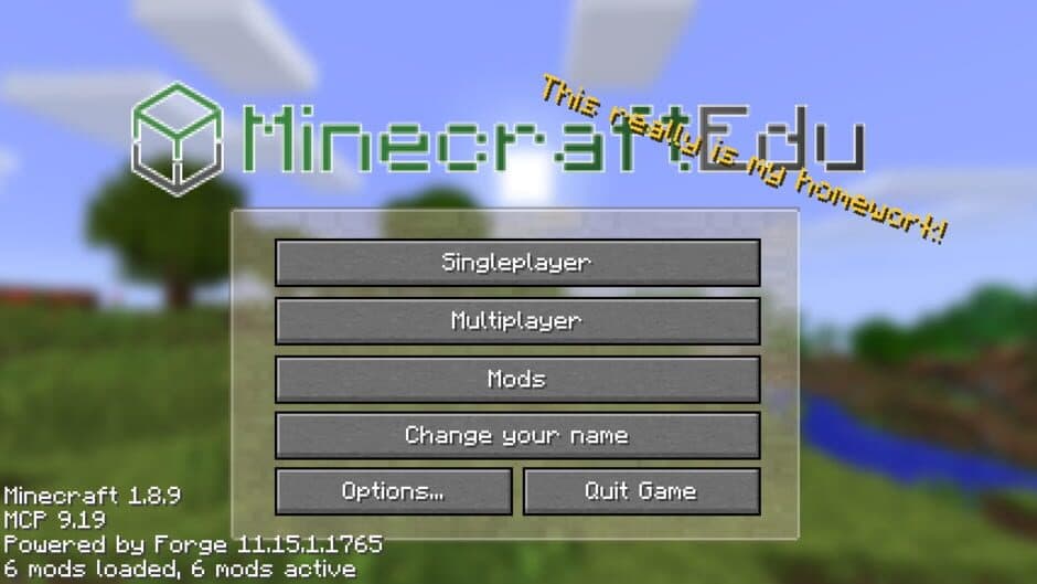 Скриншот 1 из MinecraftEdu