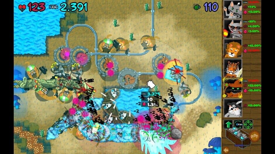 Скриншот 3 из Meow TD: Endless Yarn