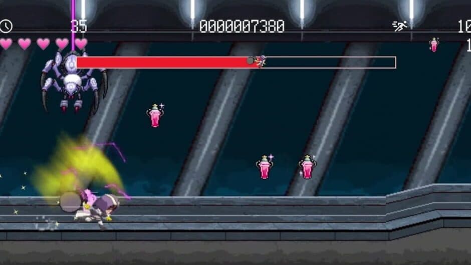 Скриншот 1 из Guild no Uketsukejou desu ga, Yoko-scroll game ni natta no de Boss wo solo toubatsu shiyou to omoimasu.