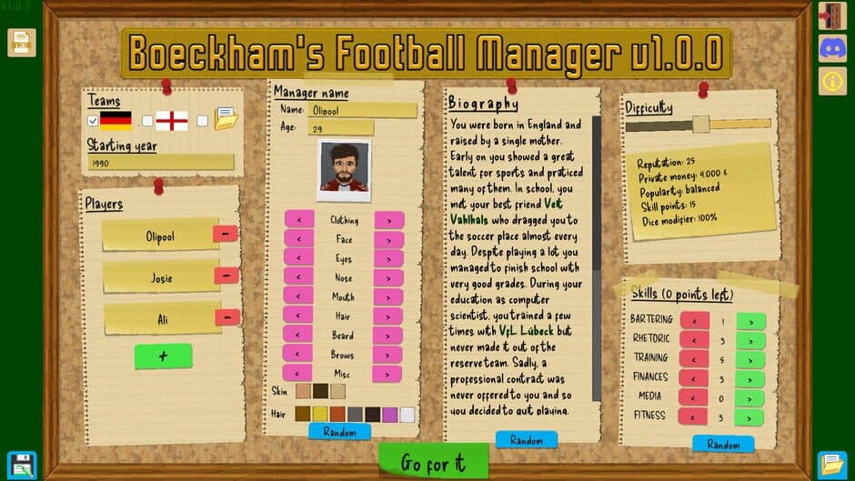 Скриншот 1 из Boeckham's Football Manager