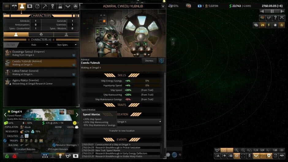 Скриншот 8 из Distant Worlds 2: Factions - Atuuk and Wekkarus