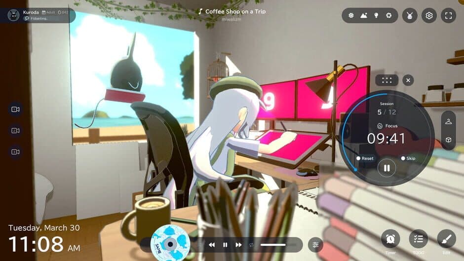 Скриншот 1 из Gogh: Focus with Your Avatar
