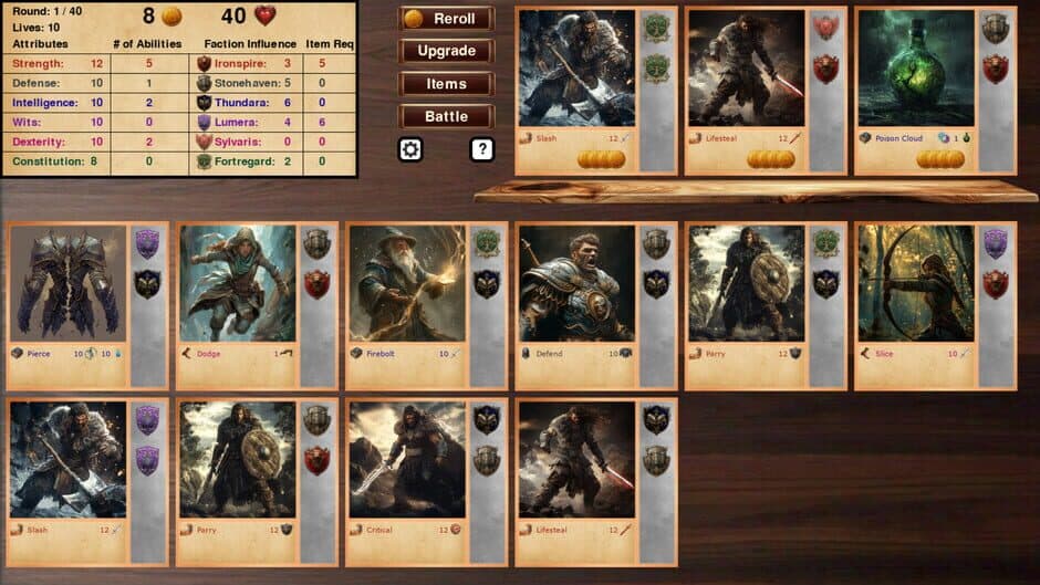 Скриншот 2 из CardCraft Champions