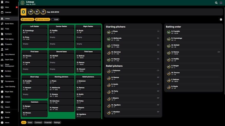 Скриншот 4 из Baseball Legacy Manager 25