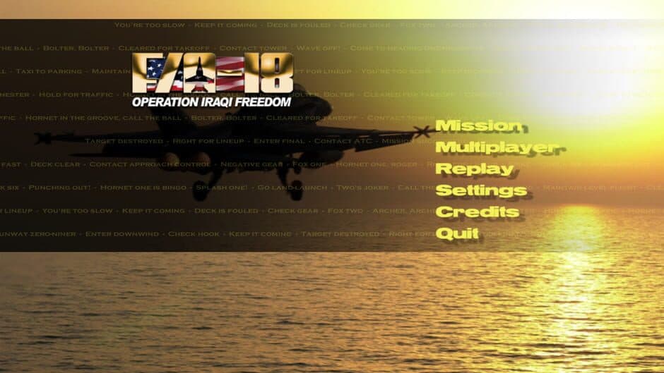 Скриншот 2 из F/A-18 Operation Iraqi Freedom