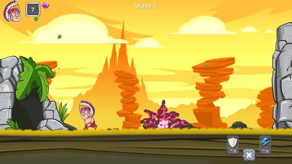 Скриншот 4 из Stone Age Meteor Rush