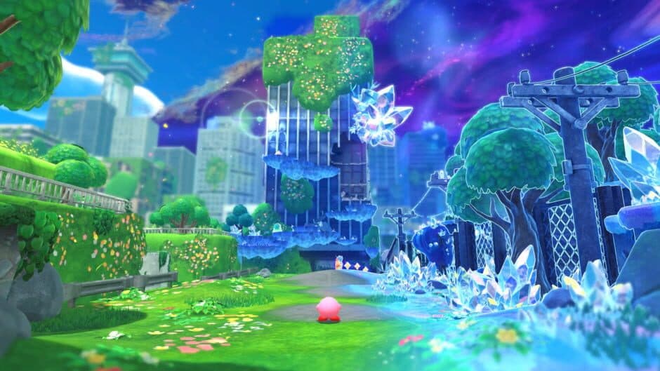 Скриншот 1 из Kirby and the Forgotten Land: Nintendo Switch 2 Edition + Star-Crossed World