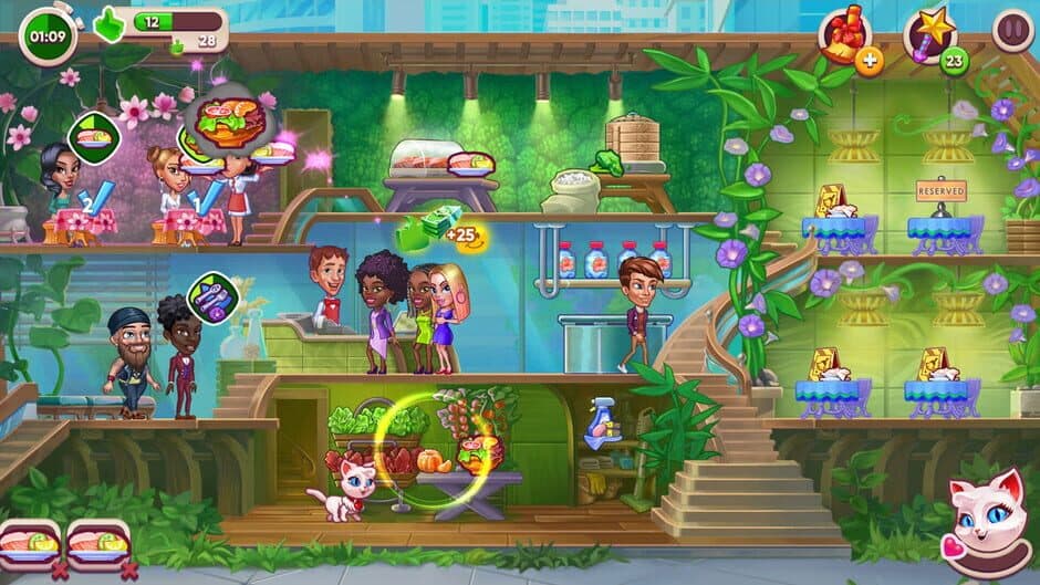 Скриншот 2 из Cafe Dash: Cooking, Diner Game
