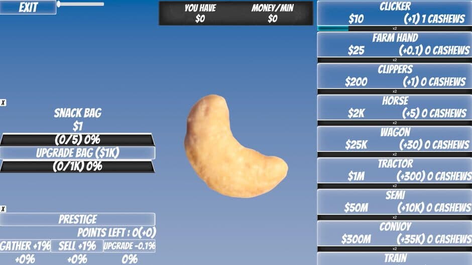 Скриншот 4 из Cashew Clicker