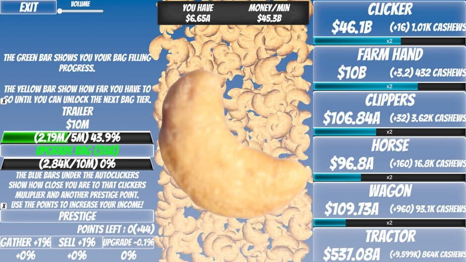 Скриншот 5 из Cashew Clicker