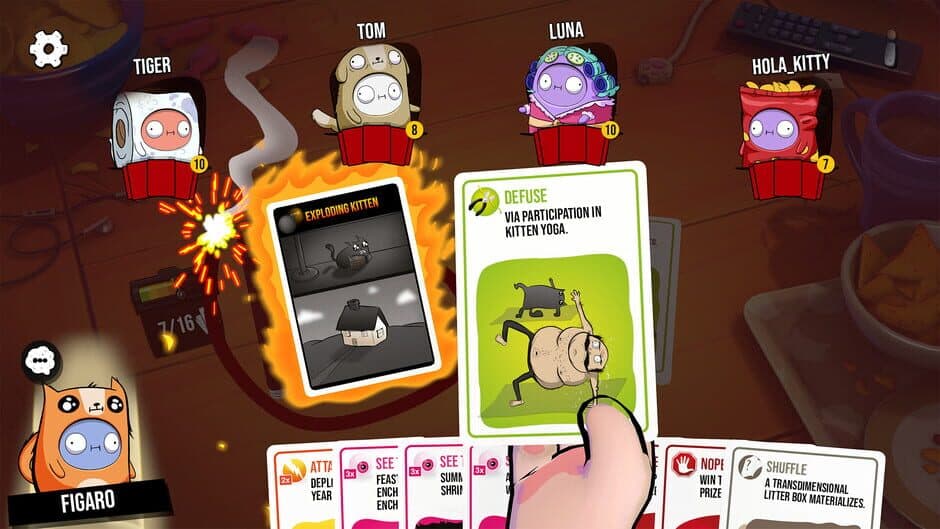 Скриншот 4 из Exploding Kittens 2