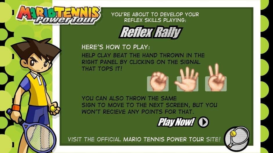 Скриншот 1 из Mario Tennis: Power Tour - Reflex Rally