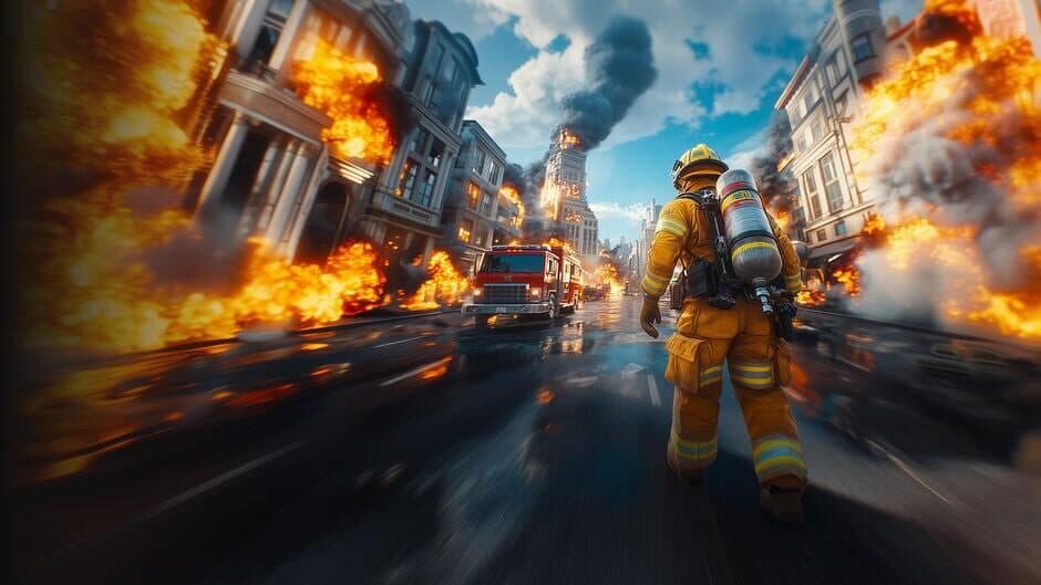 Скриншот 1 из Firefighting Heroes: Truck 911 Simulator