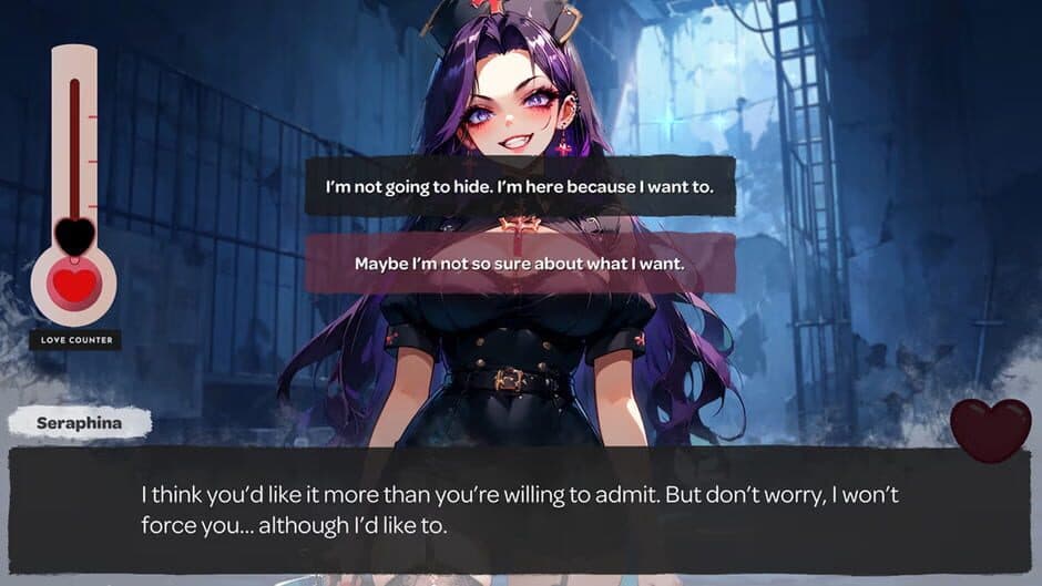 Скриншот 4 из Psychiatric Prison Romance: Serial Killer Anime Girls Dating Sim