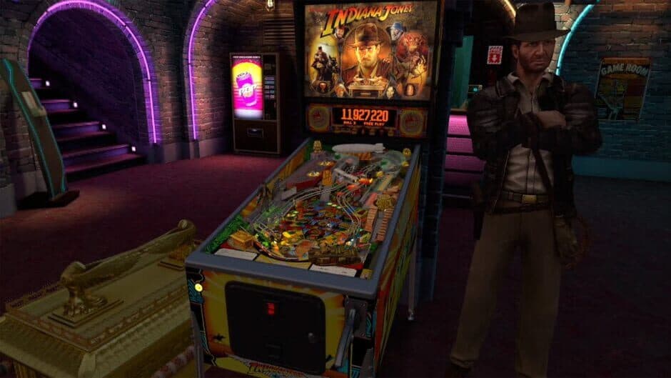 Скриншот 1 из Pinball FX VR: Indiana Jones - The Pinball Adventure