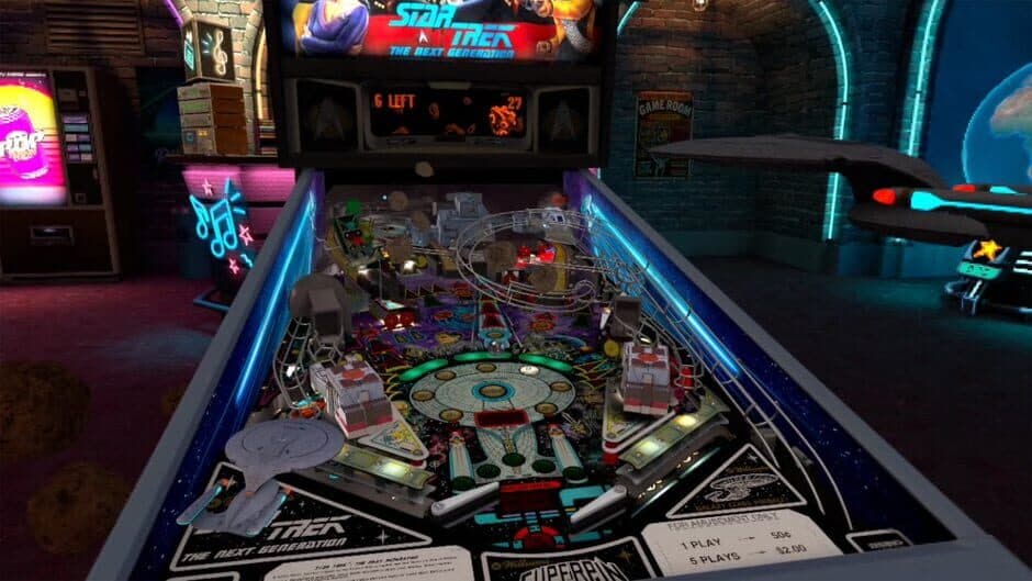 Скриншот 4 из Pinball FX VR: Williams Pinball - Star Trek: The Next Generation