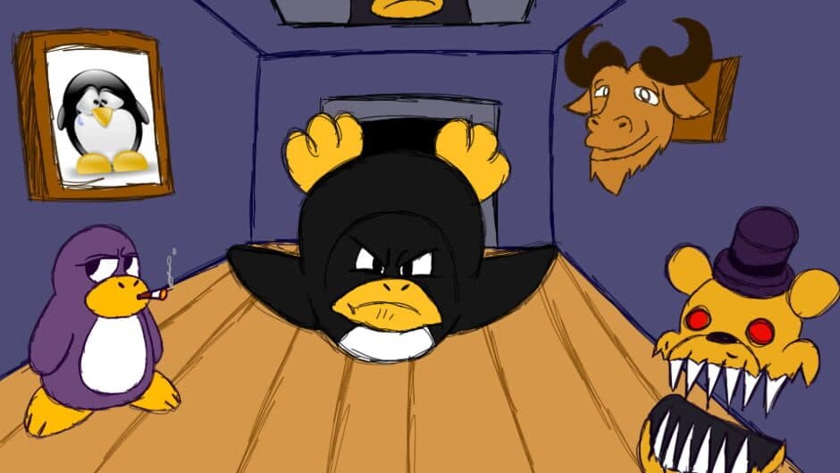 Скриншот 3 из A Moderately Uncomfortable Night with Tux