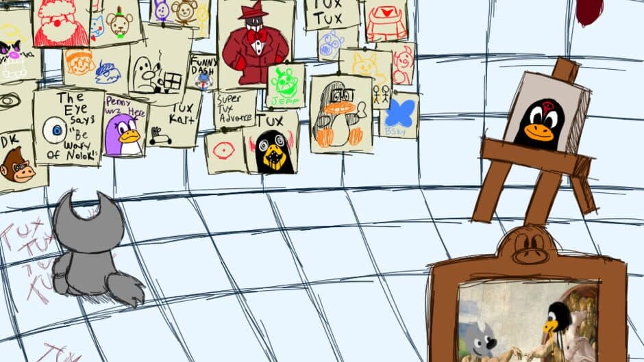 Скриншот 4 из A Moderately Uncomfortable Night with Tux