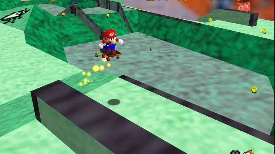 Скриншот 1 из Mario Goes Skateboarding 64