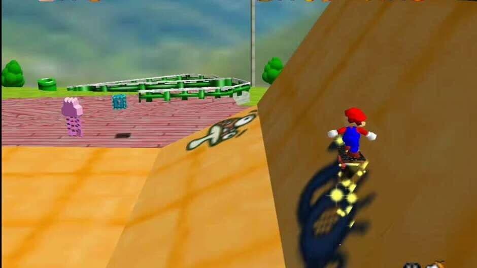 Скриншот 3 из Mario Goes Skateboarding 64
