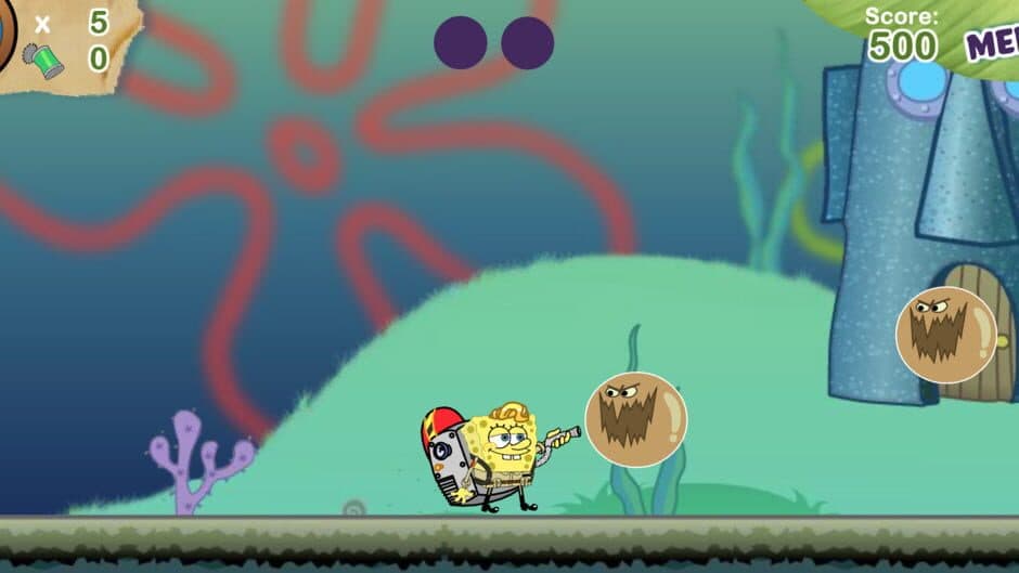 Скриншот 1 из Spongebob & Patrick: Dirty Bubble Busters