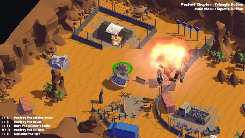 Скриншот 1 из Desert Tank Chaos