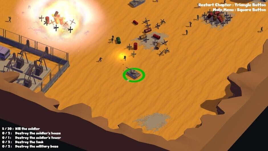 Скриншот 8 из Desert Tank Chaos
