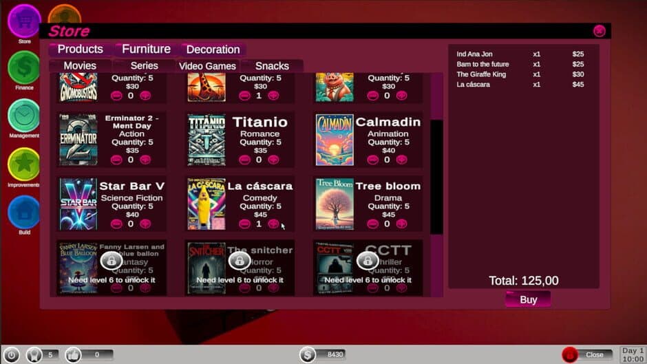 Скриншот 7 из Videoclub Simulator