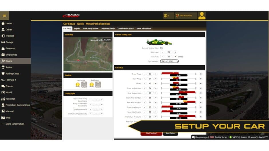 Скриншот 4 из My Racing Career
