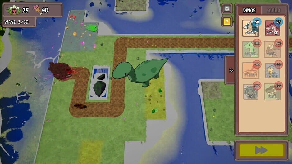 Скриншот 1 из Dinos TD