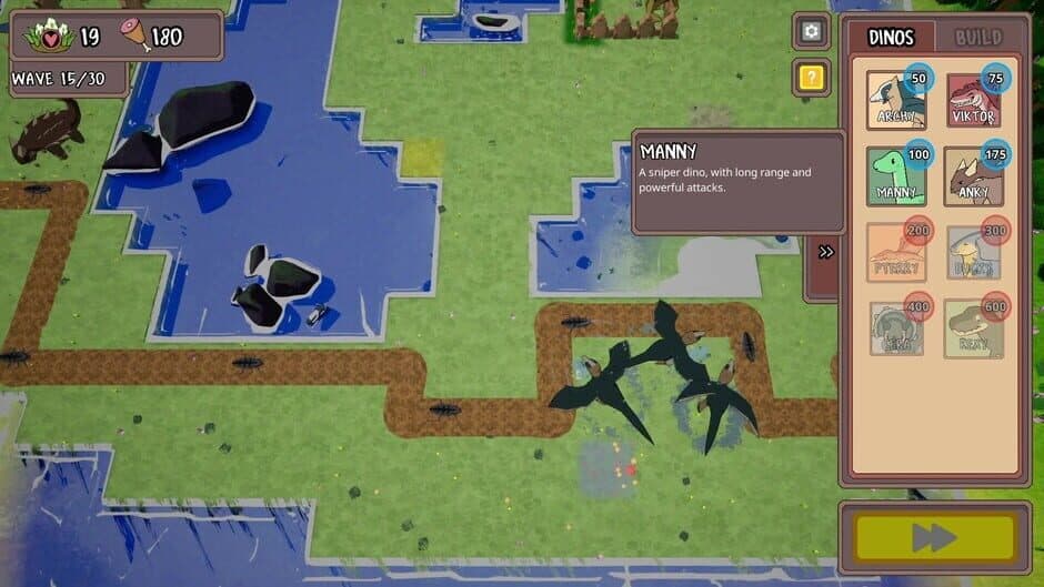 Скриншот 8 из Dinos TD