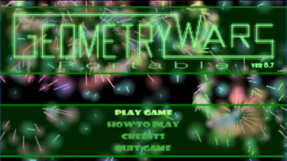 Скриншот 1 из Geometry Wars Portable