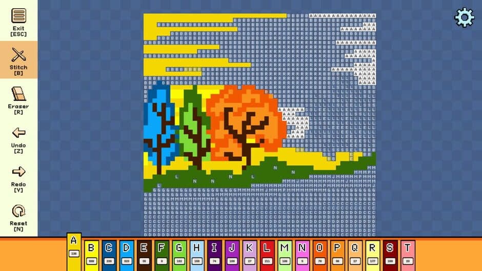 Скриншот 4 из Pixel Cross Stitch: Color by Number - Spring Pack 3
