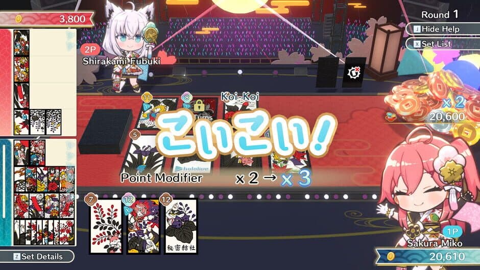 Скриншот 1 из Hololive Holo's Hanafuda