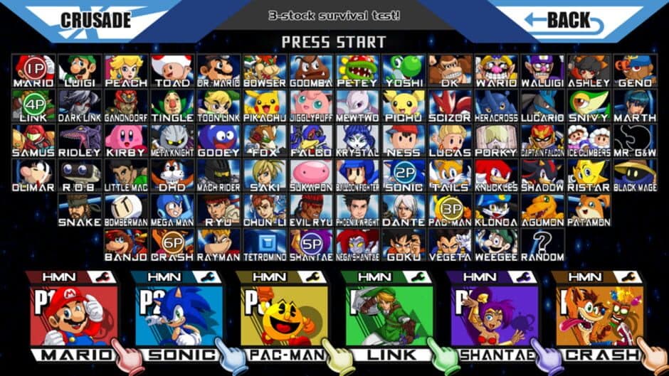Скриншот 1 из Super Smash Bros. Crusade