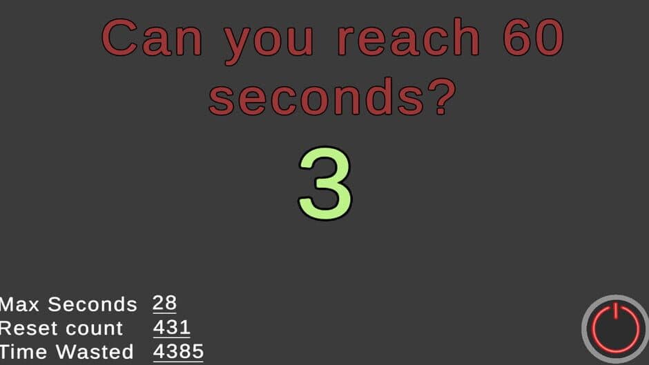 Скриншот 1 из Can You Reach 60 Seconds