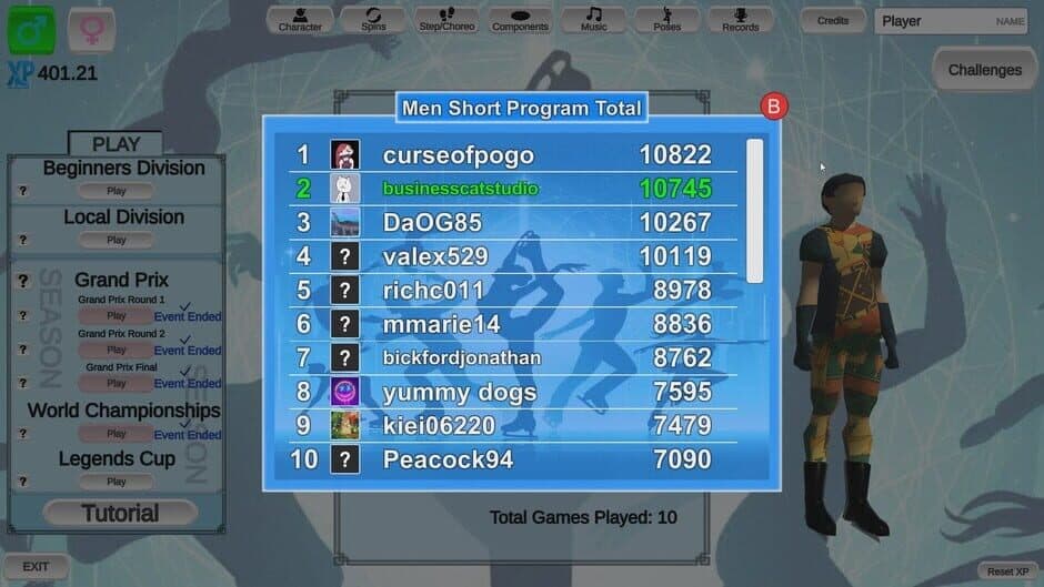 Скриншот 5 из Figure Skating Legends