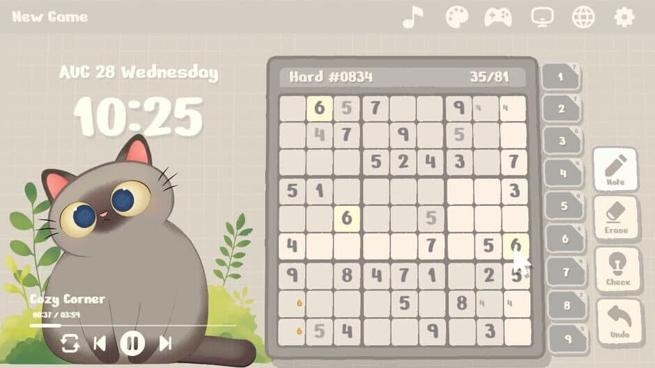 Скриншот 2 из Cozy Sudoku