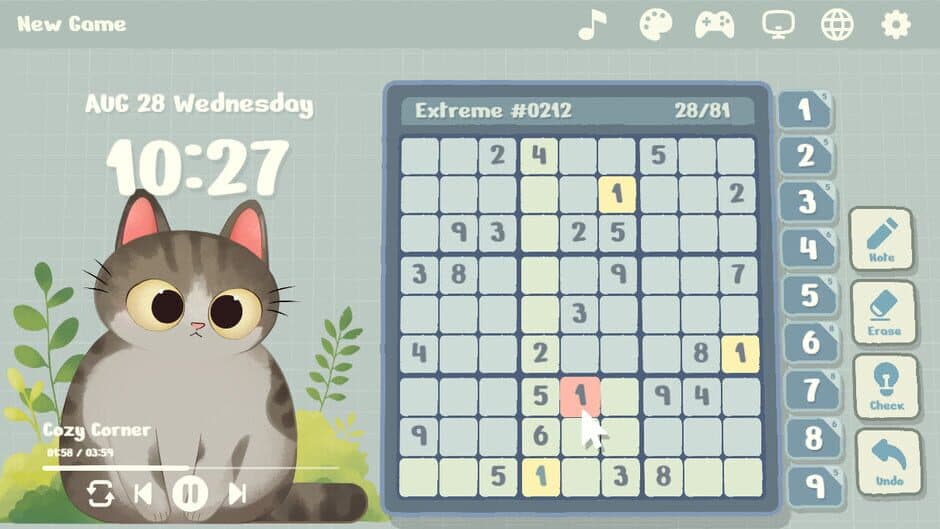 Скриншот 4 из Cozy Sudoku