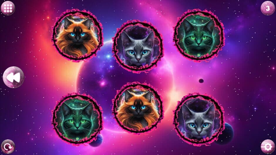 Скриншот 2 из Space Memory: Cats